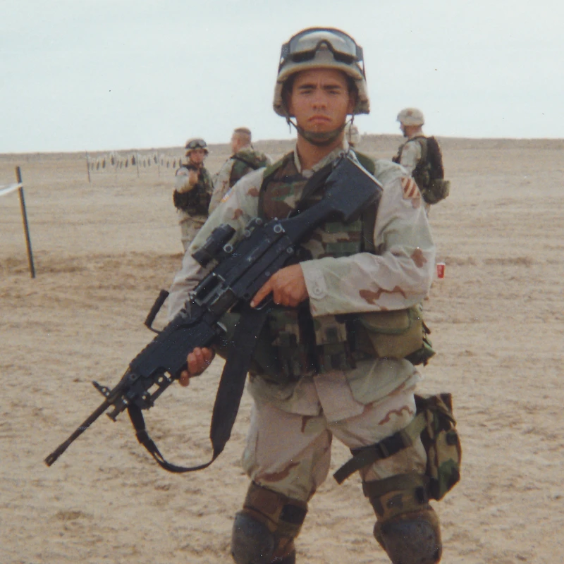 Fernando Machado during U.S. Army service