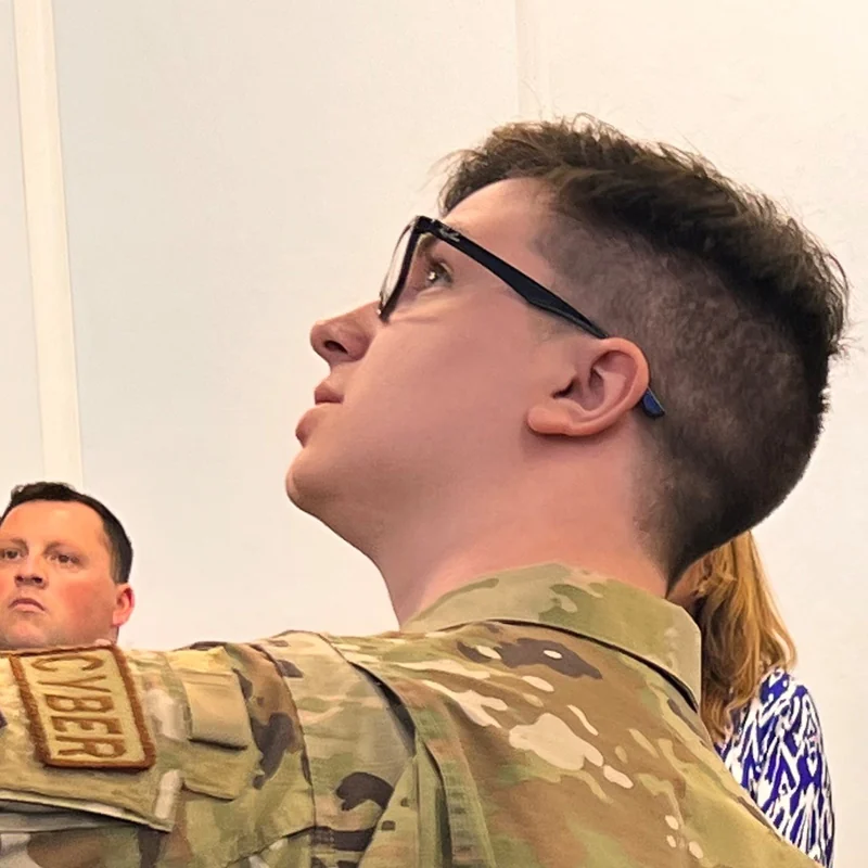 Max Connor during U.S. Air Force service