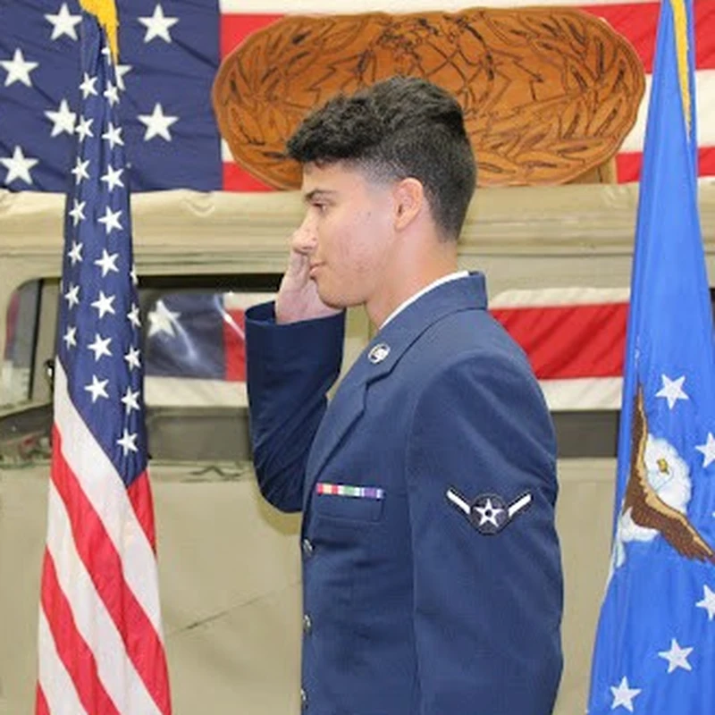 Ryan Gonzalez during U.S. Air Force service