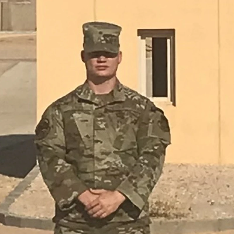 Sawyer Jones during U.S. Air Force service