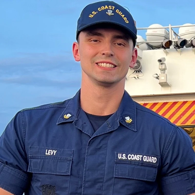 Vlad Levy during U.S. Coast Guard service
