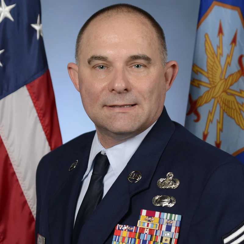 William Ceglar during U.S. Air Force service