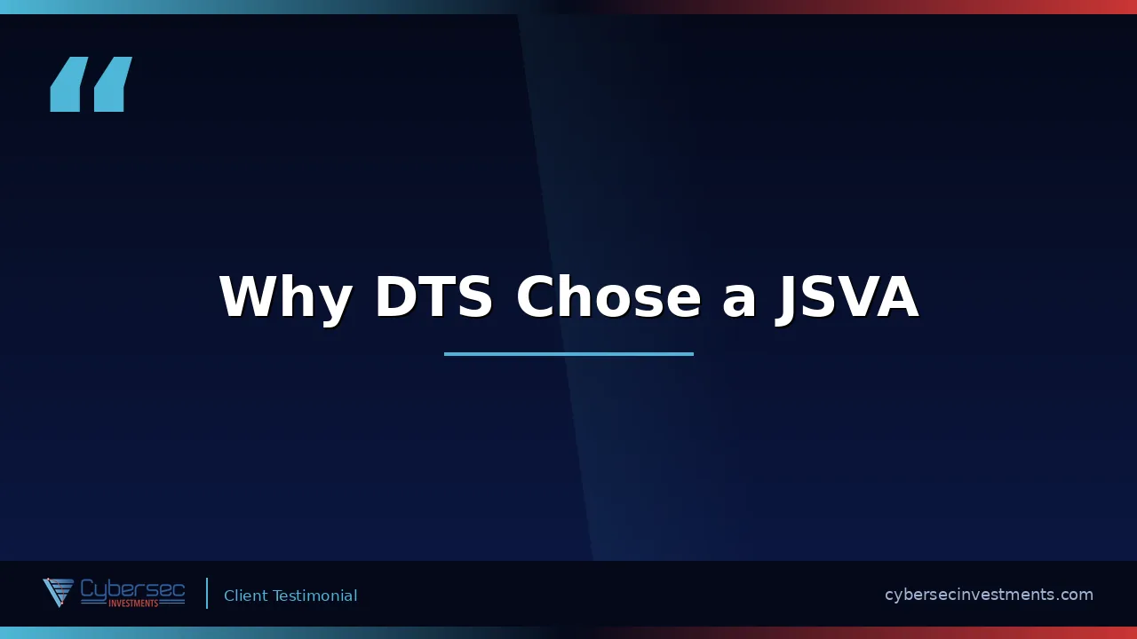 Why DTS Chose a JSVA thumbnail