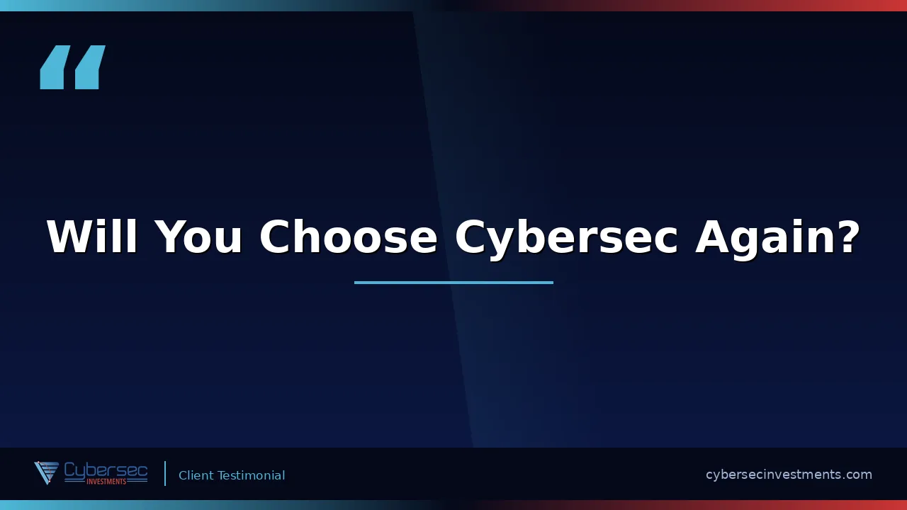 Will You Choose Cybersec Again? thumbnail