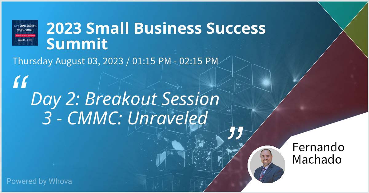 A small business success unit breakout session