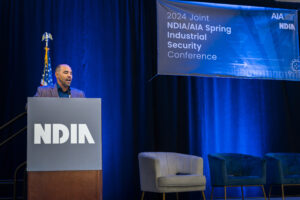 Speaker at NDIA/AIA Spring conference.
