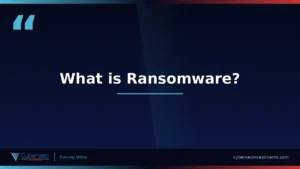 Thumbnail for “What is Ransomware?” — a Cybersec Investments video