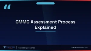 Thumbnail for “CMMC Assessment Process Explained: Regulations Unraveled” — a Cybersec Investments video appearance