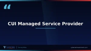 Thumbnail for “CUI Managed Service Provider” — a Cybersec Investments video