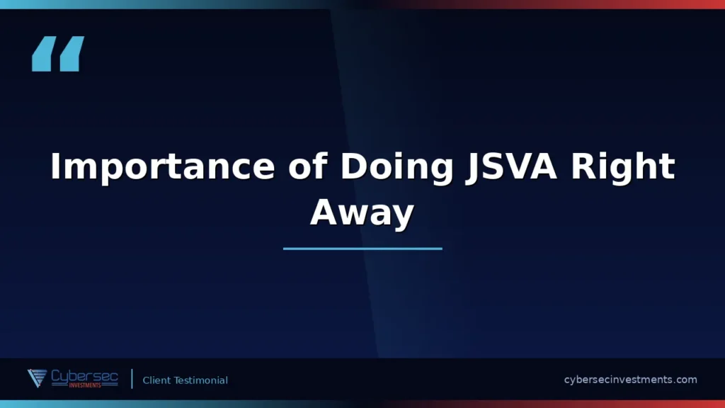 The Longeviti team explains why pursuing a Joint Surveillance Voluntary Assessment early in the CMMC process was the right strategic decision for their company.