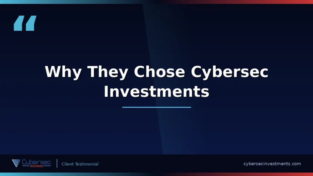 The Longeviti leadership team explains the key factors that led them to select Cybersec Investments as their Accredited C3PAO for CMMC certification.