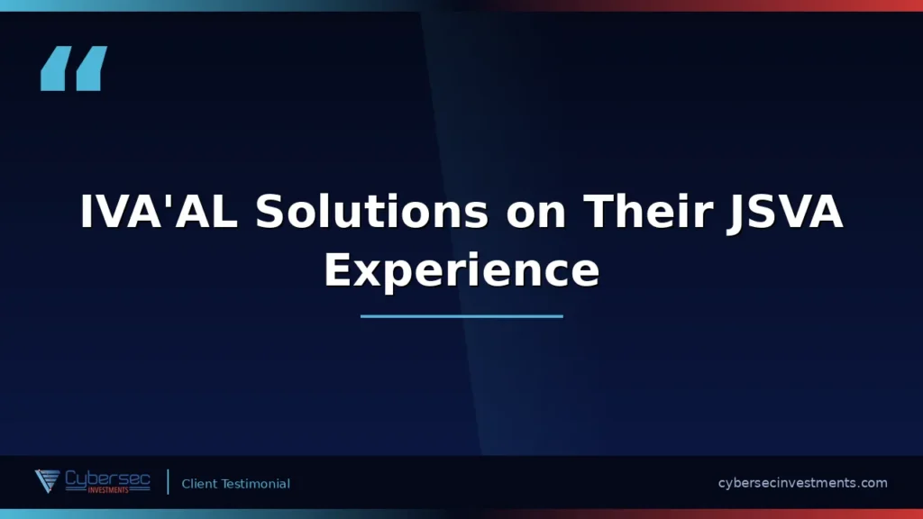 Tauryn Williford shares a candid account of what it was like to go through a Joint Surveillance Voluntary Assessment with Cybersec Investments as their C3PAO.